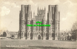 R591937 Wells Cathedral. West Front. Woodhams Series. Somerset. 1907 - Wereld