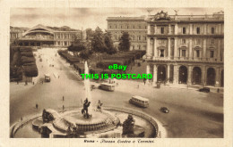 R591961 Roma. Piazza Esedra O Termini. Exedra Or Termini Square. A. Scrocchi - Monde