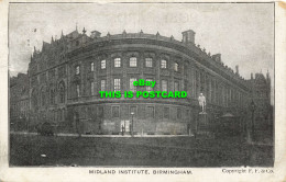 R591964 Midland Institute. Birmingham. F. F. 1905 - Monde