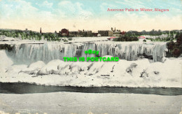 R591972 101192. American Falls In Winter. Niagara. Valentine. 1908 - Monde