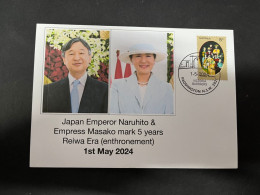 3-5-2023 (4 Z 2) Japan Emperor Naruhito And Empress Masako Mark 5 Years Enthronement (Reiwa Era) - Königshäuser, Adel