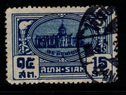 Thailand Cat 284 1939 7th Anniversary Of Constitution ,15 Sat Blue,used - Thailand