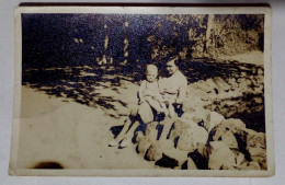 Photographie - Mère Avec Son Petit Fils. - Orte