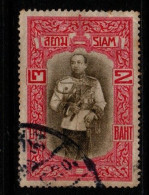 Thailand Cat 154 1912 King Vajiravudh,  Vienna Printing  2B Carmine-brown,used - Tailandia