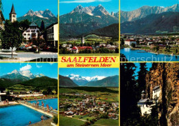 73626654 Saalfelden Steinernes Meer Ritzensee Freibad Kitzsteinhorn Einsiedelei  - Autres & Non Classés