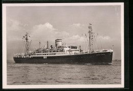 AK Passagierschiff Cordillera In Flaggengala Auf Hoher See  - Steamers