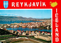 73626441 Reykjavík General View Of Central Reykjavik With Lake Reykjavík - Islandia