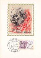 Carte Maximum-Romain Rolland-Oblitération Clamecy En 1985    L2885 - Timbres (représentations)