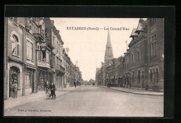 CPA Estaires, La Grand`Rue  - Other & Unclassified