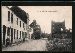 CPA La Gorgue, Rue D`En-bas  - Autres & Non Classés