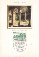 Carte Maximum-Vienne-Cloitre Saint André Le Bas-Oblitération Vienne En 1985    L2885 - Timbres (représentations)