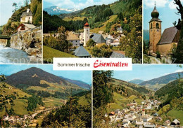 73626151 Eisentratten Krems Kaernten Ortsmotiv Kirche Panorama Eisentratten Krem - Autres & Non Classés