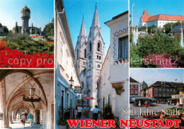 73626079 Wiener Neustadt Wasserturm Arkaden Kirche Schloss Marktplatz Wiener Neu - Sonstige & Ohne Zuordnung