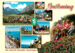 73626070 Groebming Steiermark Panorama Stoderzinken Kiosk Friedenskirchlein Orts - Andere & Zonder Classificatie