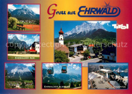 73626024 Ehrwald Tirol Tennisplatz Ehrwalder Alm Panorama Seilbahn Zugspitze Kir - Otros & Sin Clasificación