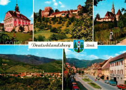 73626012 Deutschlandsberg Rathaus Burg Deutschlandsberg Schloss Hollenegg Hauptp - Sonstige & Ohne Zuordnung