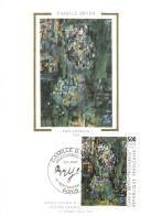 Carte Maximum-Camille Bryen-Oblitération Paris En 1987-RARE    L2885 - Stamps (pictures)