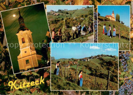 73625985 Kitzeck Sausal Kirche Weinlese Kitzeck Sausal - Sonstige & Ohne Zuordnung