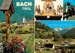 73625960 Bach Tirol Teilansicht Mit Wegekreuz Marienaltar Kirche Panorama Bach T - Autres & Non Classés