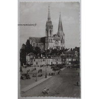 France - 28 - Chartres - Place Châtelet Et La Cathédrale - Autres & Non Classés