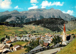 73625938 Nauders Tirol Mit Kirche Und Piz Mandin Nauders Tirol - Autres & Non Classés