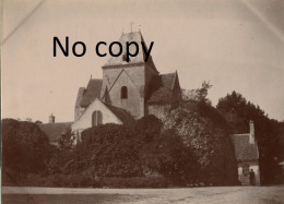 PHOTO FRANCAISE - L'EGLISE DE SAINT VERAIN PRES DE ALIGNY - COSNE NIEVRE 58 - VERS 1900 - 1910 - Places