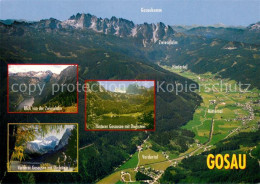 73625916 Gosau Oberoesterreich Panorama Gosausee Zwieselalm Mit Gosaukamm Und Bl - Sonstige & Ohne Zuordnung