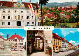 73625908 St Veit Glan Rathaus St Veit Schluesselbrunnen Postgasse Hauptplatz St  - Andere & Zonder Classificatie