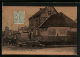 CPA Fontaine Bellenger, Place Publique  - Autres & Non Classés