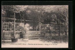 CPA Lyons-la-Foret, Pavillon De La Licorne, Entree De La Terrasse  - Otros & Sin Clasificación