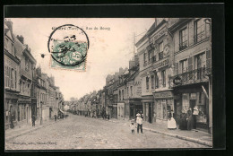 CPA Gisors, Rue Du Bourg  - Gisors