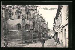 CPA Gisors, Rue Dauphine Et Abside De L`Eglise  - Gisors