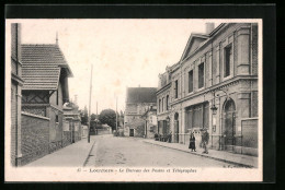 CPA Louviers, Le Bureau Des Postes Et Télégraphes  - Louviers