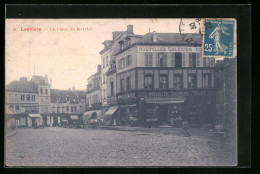 CPA Louviers, La Place Du Marché  - Louviers