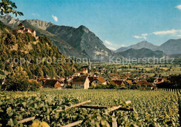 73625782 Vaduz Mit Falknis Mittagspitze Calanda Vaduz - Liechtenstein