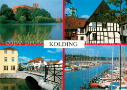 73625570 Kolding Schloss Yachthafen Fachwerkhaus Bruecke Kolding - Dinamarca