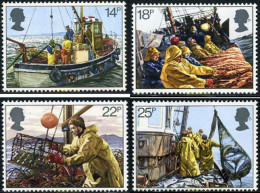Great Britain - 1981 - Fishing Industry - Yv 1007/10 - Fabriken Und Industrien