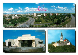 73625257 Nitra Panorama Mesta Divadlo Andreja Bagara Hrad Nitra - Slowakei