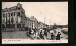 CPA Chateau-Thierry, Quai De La Poterne  - Chateau Thierry