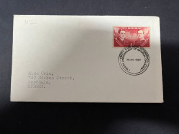 3-5-2024 (4 Z 4) FDC New Zealand Ross Dependency (posted To Australia) 1967 - Scott Base In Ross Dependency - Brieven En Documenten