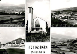 73625218 Hoenigsberg Teilansichten Kirche Panorama  - Sonstige & Ohne Zuordnung