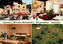73625217 Drosendorf-Zissersdorf Gasthof Werner Schneider Gastraeume Terrasse Gar - Autres & Non Classés