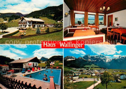 73625213 Abtenau Pichl Haus Wallinger Gaststube Schwimmbad Panorama  - Autres & Non Classés