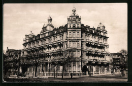 AK Bad Nauheim, Hotel Deutsches Kurheim Von Der Strasse Gesehen  - Bad Nauheim