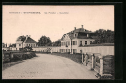 AK München-Nymphenburg, Ansicht Der Kgl. Porzellan-Manufaktur  - München