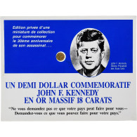 États-Unis, Médaille, John Fitzgerald Kennedy, 1993, Or, TTB - Andere & Zonder Classificatie