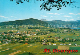 73625131 St Georgen Attergau Fliegeraufnahme Mit Traunstein  St Georgen Attergau - Autres & Non Classés