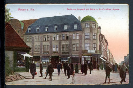 AK Neuss Um 1920 Blick Vom Bahnhof In Die Crefelderstraße, Coloriert (PK0205 - Sonstige & Ohne Zuordnung