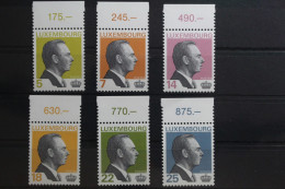 Luxemburg 1310-1315 Postfrisch Mit Oberrand - Ungefaltet #TH442 - Altri & Non Classificati