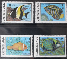 Malediven 1198-1201 Postfrisch Meerestiere #WF020 - Maldive (1965-...)